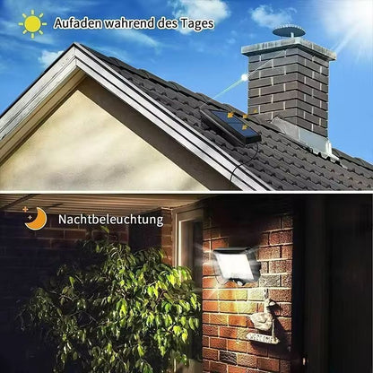 BrightGuard 160 COB Solar Wall Light  Remote Controlled Waterproof Outdoor Motion Sensor Light 5