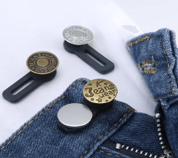 Metal Jeans Button Extender Set 1