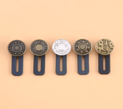 Metal Jeans Button Extender Set 5