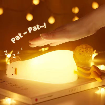 SoftGlow Silicone Touch Night Lamp For Kids  Nursery  USB Rechargeable Bedside Light 11
