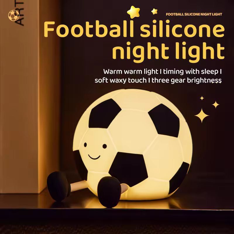 SoftGlow Silicone Touch Night Lamp For Kids  Nursery  USB Rechargeable Bedside Light 2