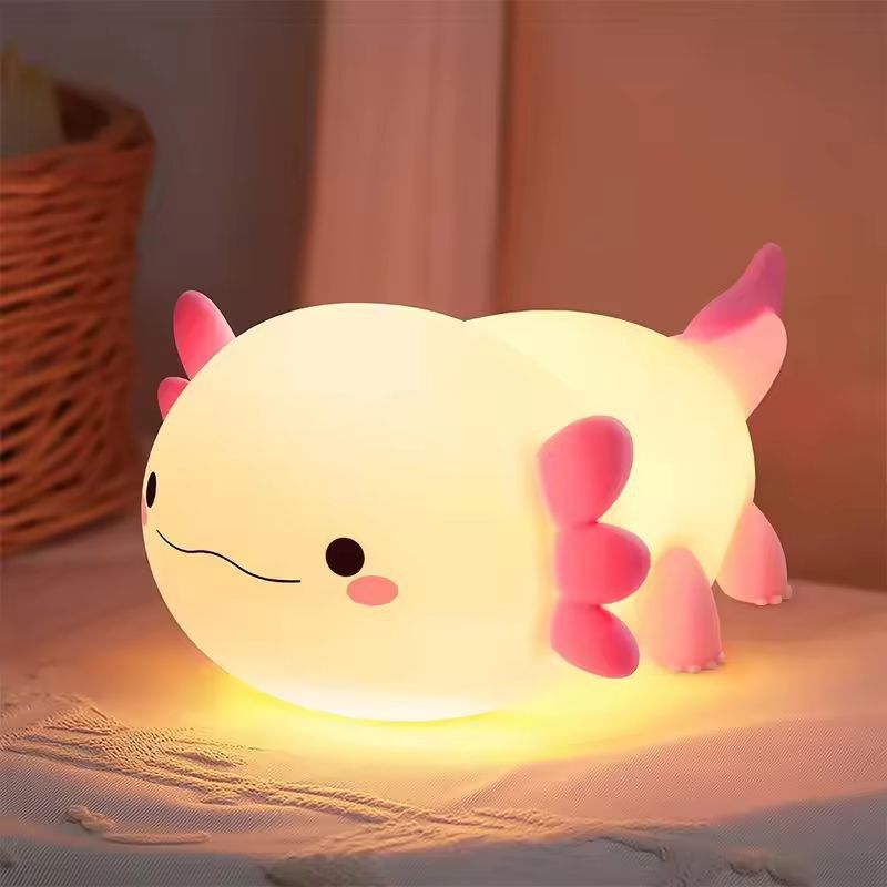 SoftGlow Silicone Touch Night Lamp For Kids  Nursery  USB Rechargeable Bedside Light 4