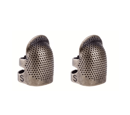 Vintage Adjustable Sewing Thimble Ring Set 4
