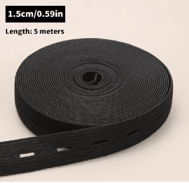 Button Hole Elastic Belt For Sewing And Clothing 10