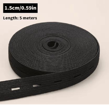 Button Hole Elastic Belt For Sewing And Clothing 10