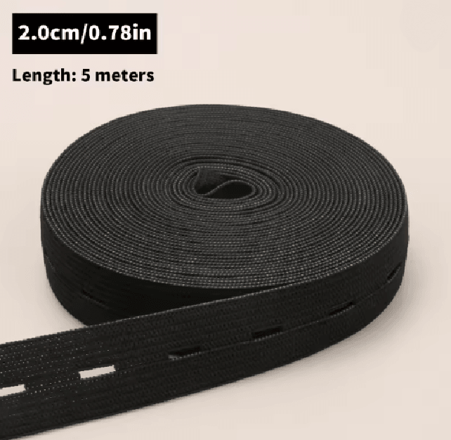 Button Hole Elastic Belt For Sewing And Clothing 8