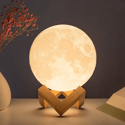 Moon Lamp LED Night Light With Stand 1