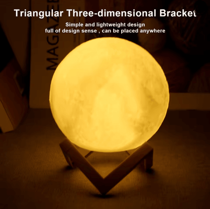 Moon Lamp LED Night Light With Stand 3