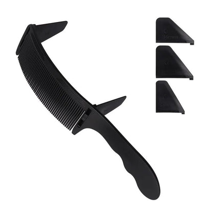 Professional Curved Positioning Comb For Hair Cutting 4