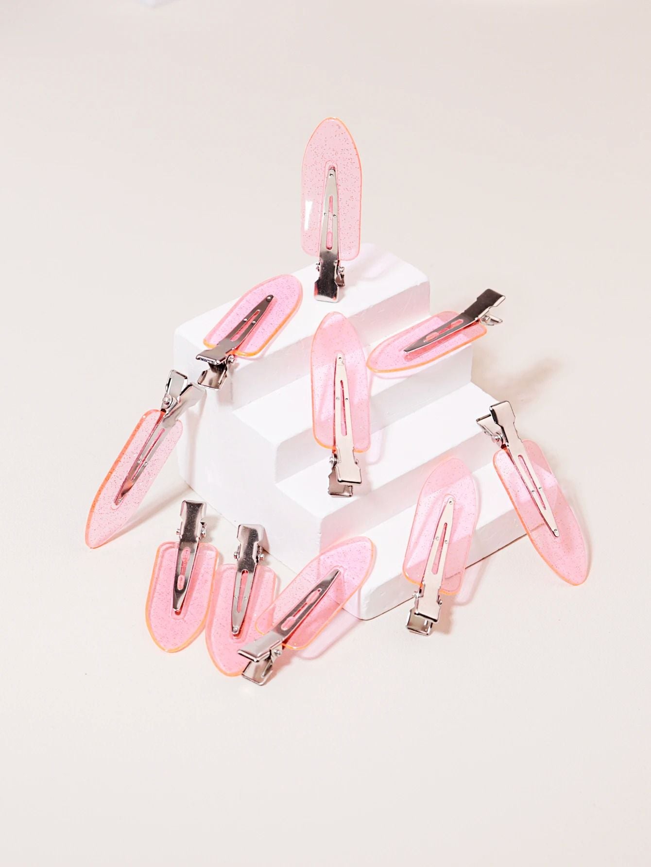 Transparent Seamless Hair Clips For Makeup And Styling 10 Pack 5