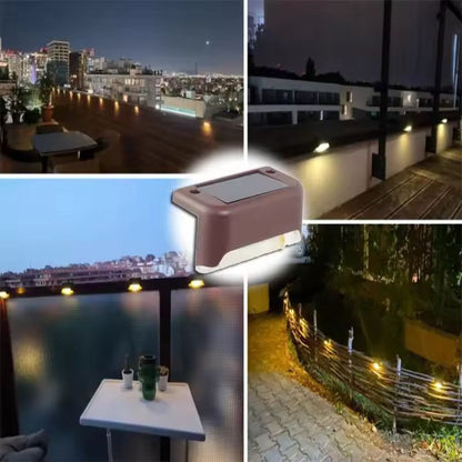 SolarGlow Elite Deck  Garden Solar Lights  Waterproof IP65 Solar Deck Light Set 9