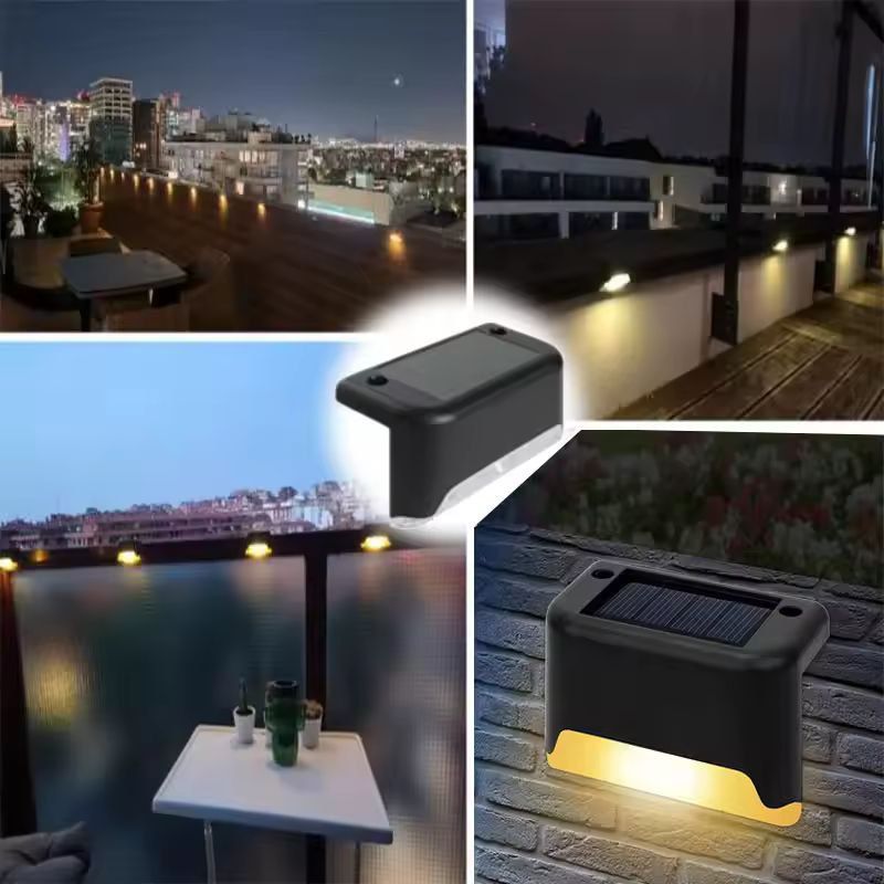SolarGlow Elite Deck  Garden Solar Lights  Waterproof IP65 Solar Deck Light Set 7