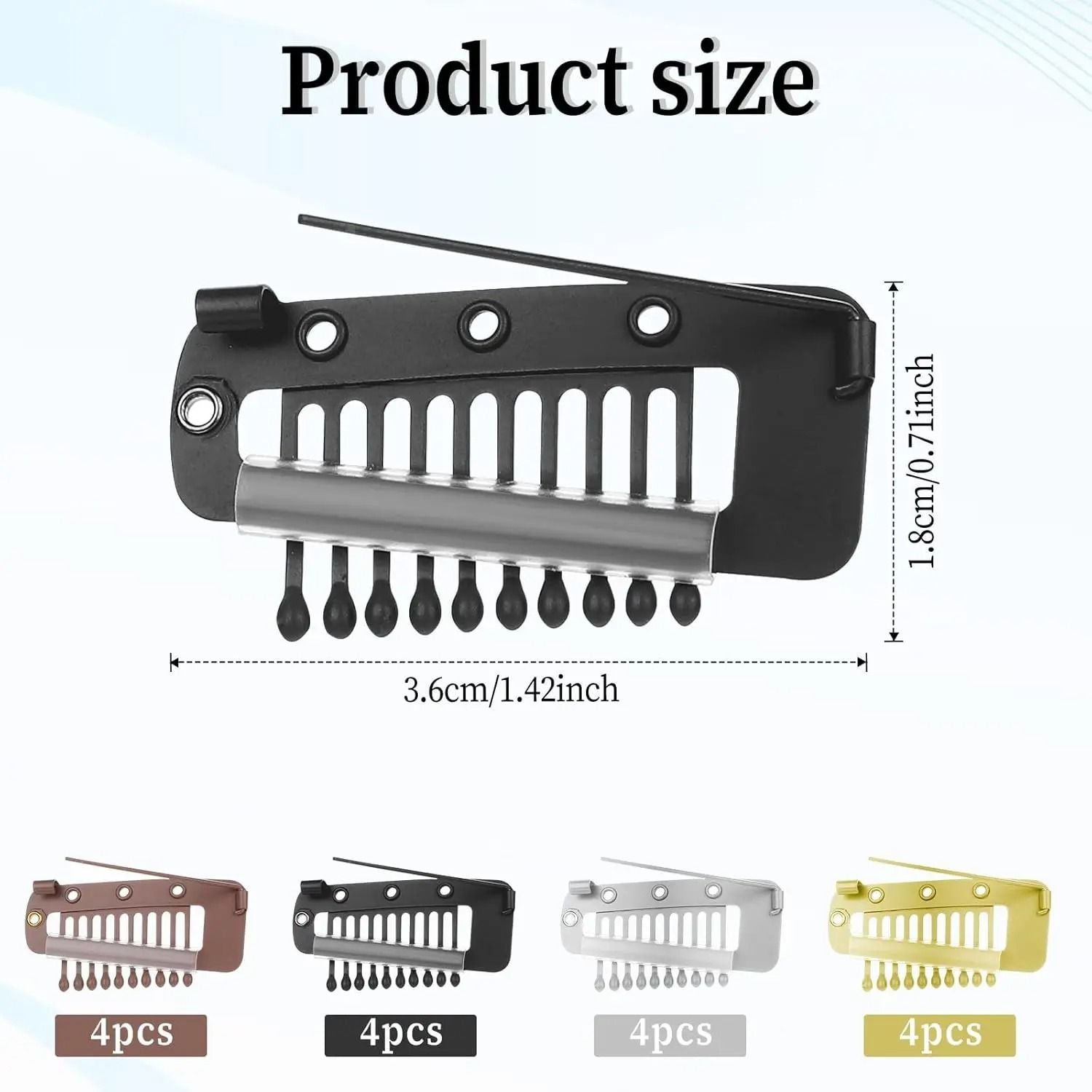 Clip In Hair Extension Wig Clips Pack Options Available 1