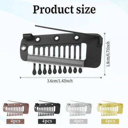 Clip In Hair Extension Wig Clips Pack Options Available 1