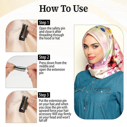 Clip In Hair Extension Wig Clips Pack Options Available 5