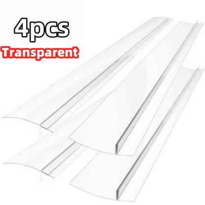 2pcs HighTemperature Silicone Gap Sealing Strip  Waterproof AntiFouling  Durable 10