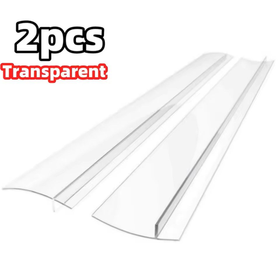 2pcs HighTemperature Silicone Gap Sealing Strip  Waterproof AntiFouling  Durable 7