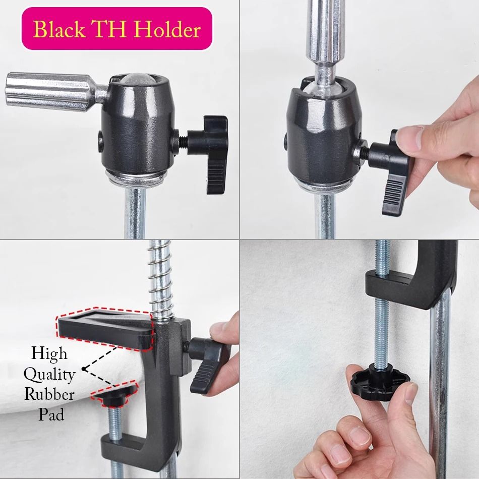Wig Head Stand Table Clamp Adjustable Mannequin Holder 1