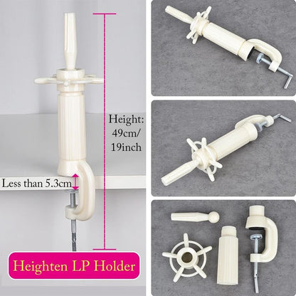 Wig Head Stand Table Clamp Adjustable Mannequin Holder 13
