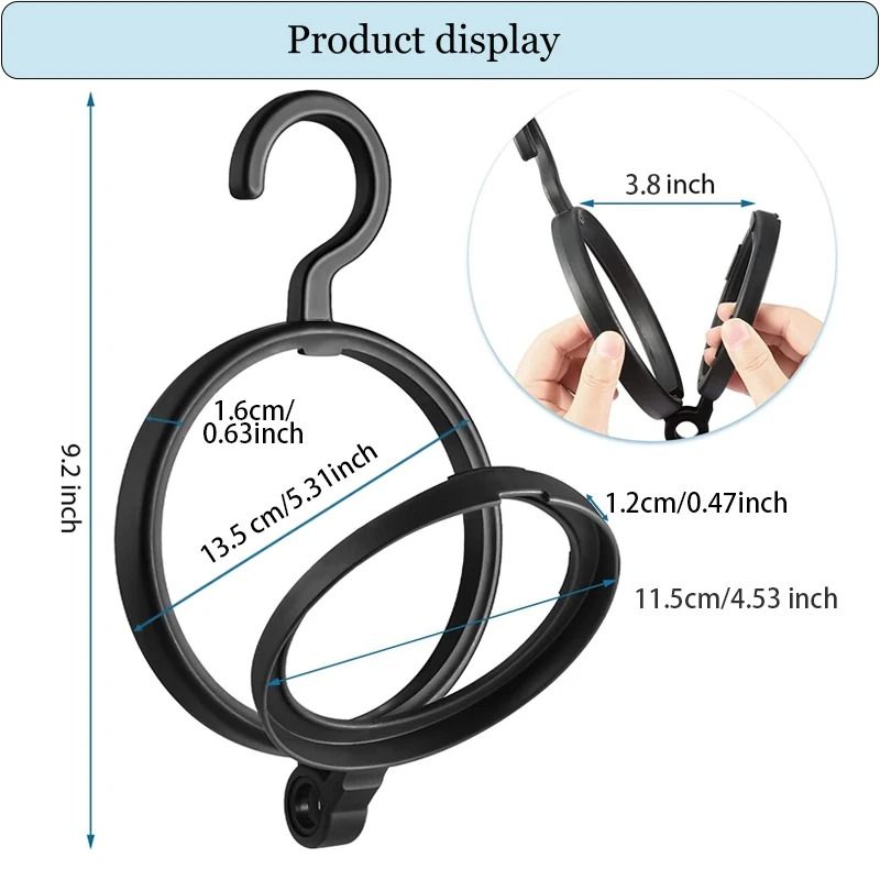 Hanging Wig Stand For Wigs  Space Saving Foldable Wig Hanger For Easy Storage And Display 3