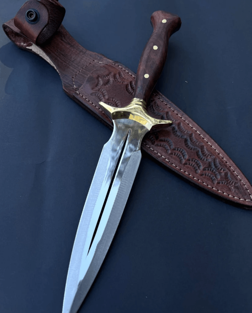 shopnow collectible walnut handle dagger