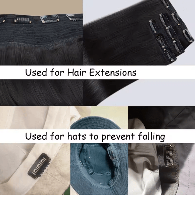 Hair Extension Snap Clips Set 3