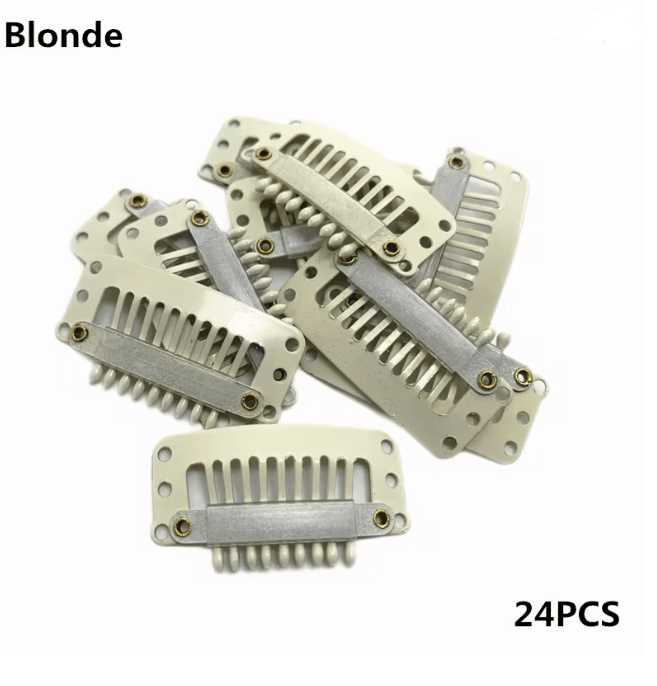 Hair Extension Snap Clips Set 4