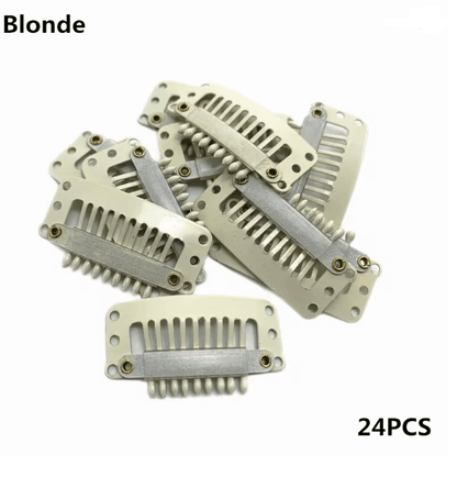 Hair Extension Snap Clips Set 4