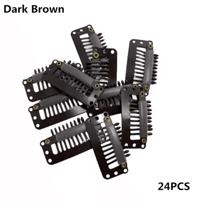 Hair Extension Snap Clips Set 6