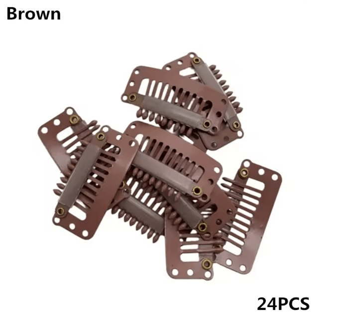 Hair Extension Snap Clips Set 7