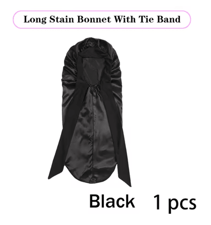 Soft Silky Satin Bonnet For Natural And Curly Hair 4
