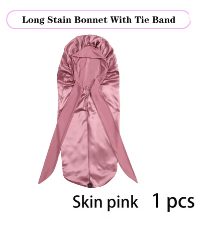 Soft Silky Satin Bonnet For Natural And Curly Hair 6