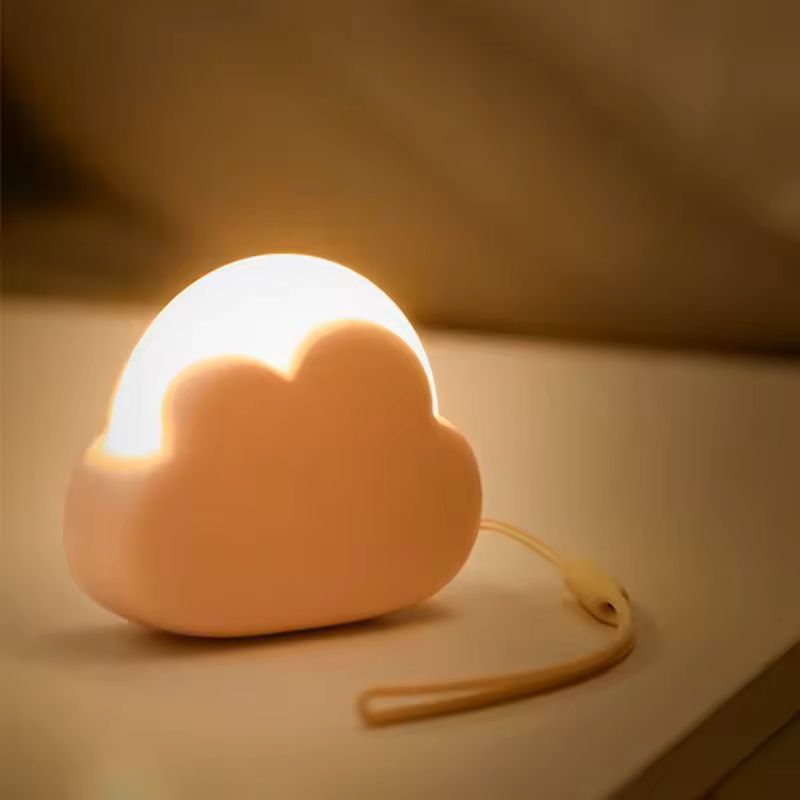 USB Wireless Night Light Mini Adorable CloudShape LED Night Lamp For Bedroom Baby  Childrens Room D 1