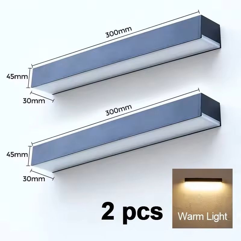 LED Solar Magnetic Wall Light Waterproof Outdoor Night Lamp Dimmable Brightness for Garden, Patio, Yard, Fence