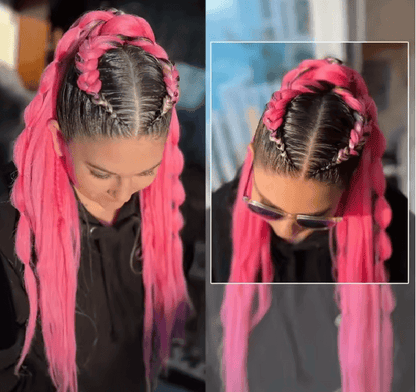Pre Stretched Synthetic Yaki Braiding Hair 20 Inch 1