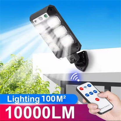 SolarGuard Pro Outdoor LED Street Light – Motion Sensor Solar Garden Security Lamp