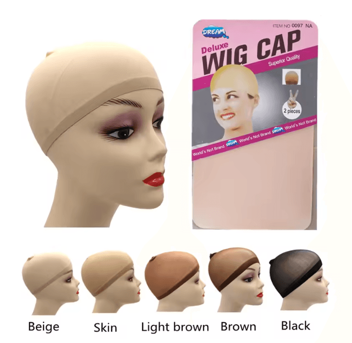 Ventilated Nylon Mesh Wig Cap Set 1