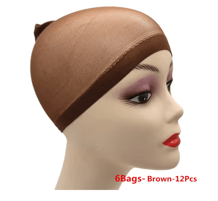 Ventilated Nylon Mesh Wig Cap Set 6