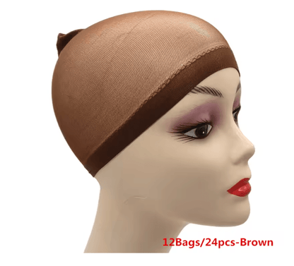Ventilated Nylon Mesh Wig Cap Set 13