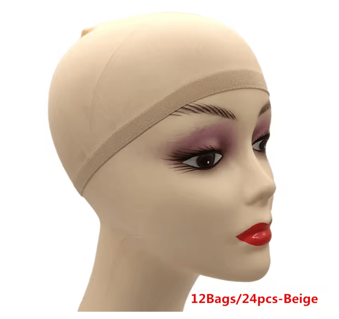 Ventilated Nylon Mesh Wig Cap Set 15