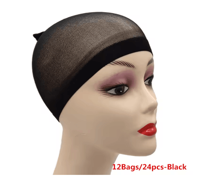 Ventilated Nylon Mesh Wig Cap Set 17