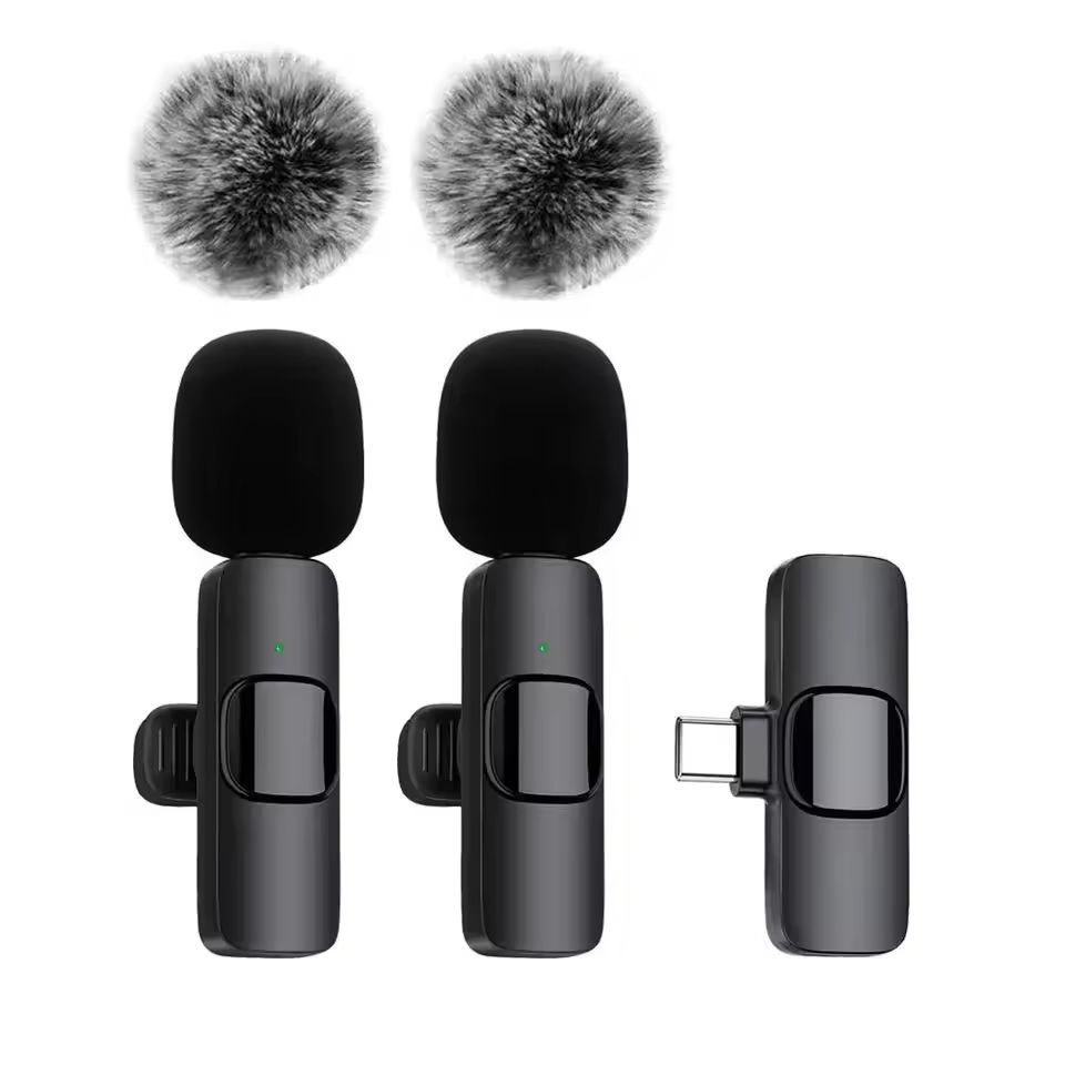 Wireless Lavalier Microphone  Mini ClipOn Mic For IPhone Android  Laptop Live Streaming Vlogging Ga 3