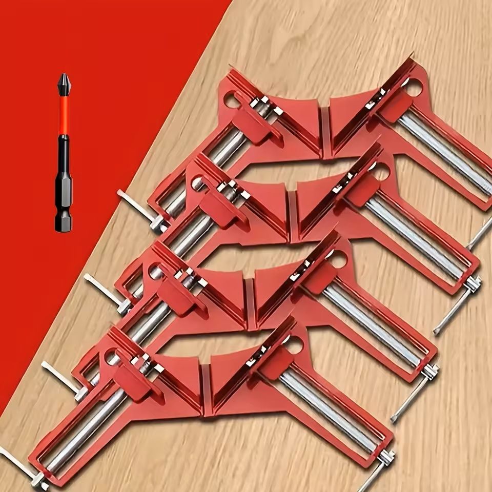 90 Right Angle Corner Clamp HeavyDuty LShape Clamp For Woodworking Picture Frames Glass And DIY Cor 2