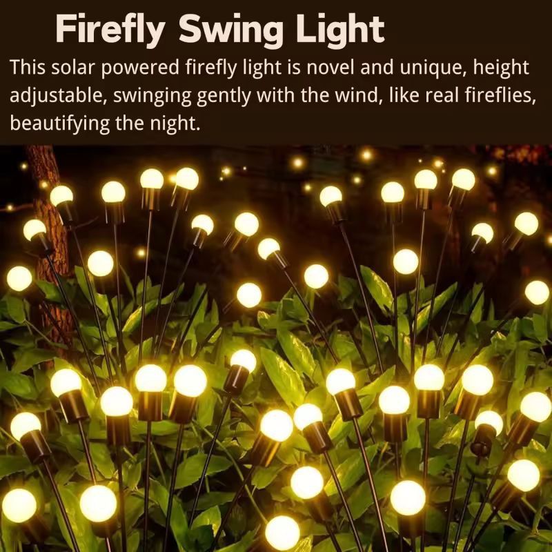 Solar Glow Sway RGB Garden Lights  Outdoor Solar Pathway  Patio Illumination 2