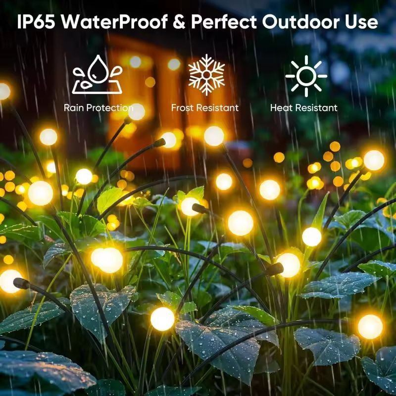 Solar Glow Sway RGB Garden Lights  Outdoor Solar Pathway  Patio Illumination 3