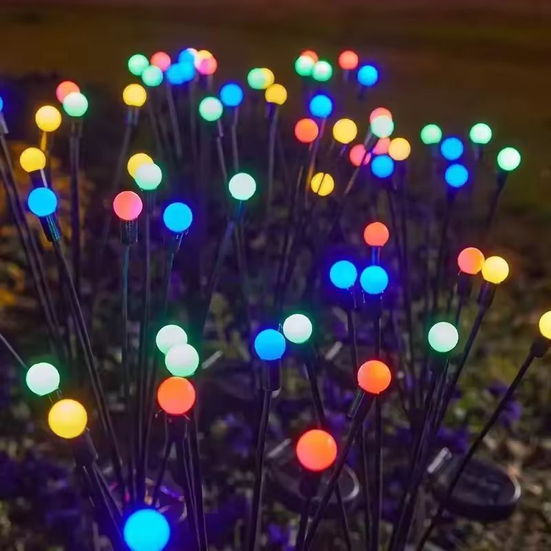 Solar Glow Sway RGB Garden Lights  Outdoor Solar Pathway  Patio Illumination 6
