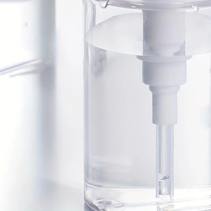 Transparent PushDown Pump Bottle  Refillable Dispenser For Makeup Nail Polish Remover  Travel Use 10