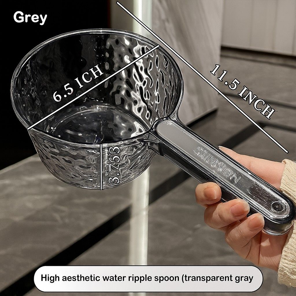 Durable Thickened PET Water Ladle  Unbreakable Dipper For Bathing Washing  Watering 4
