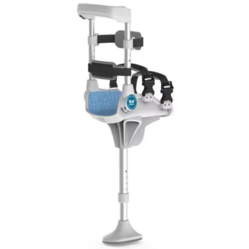 HandsFree Knee Crutch Walker  SingleLeg Telescoping Mobility Support Aid 5