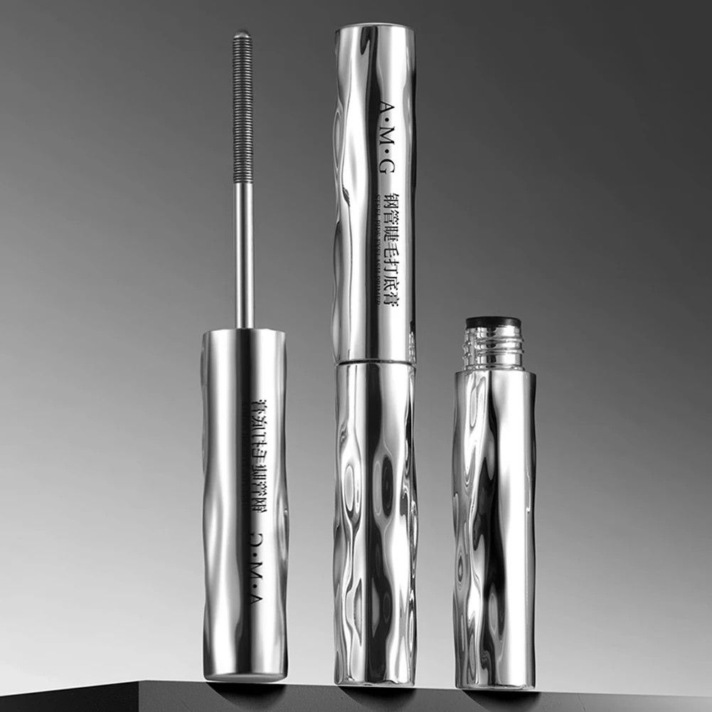 Metal Iron Waterproof Silk Fiber Mascara  Long Black Curling  NonClumping Lash Extension Effect 2